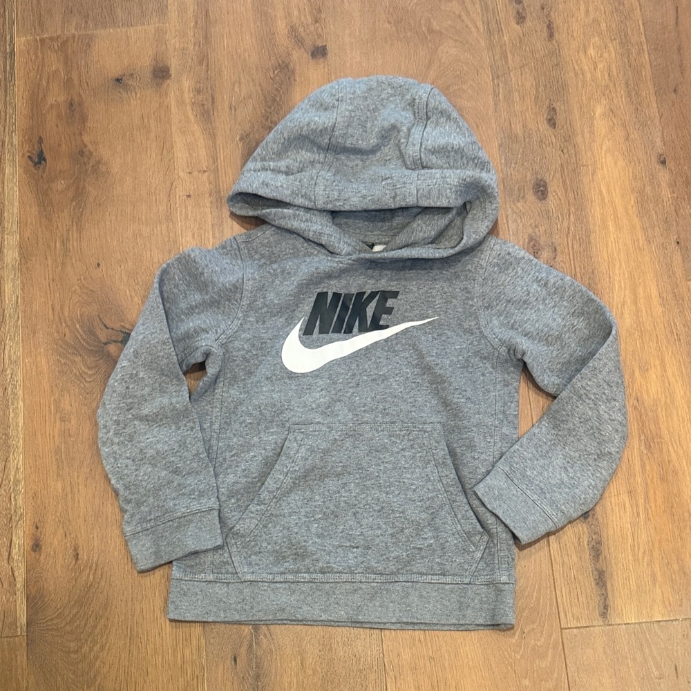 Nike Kids Heather Gray Hoodie